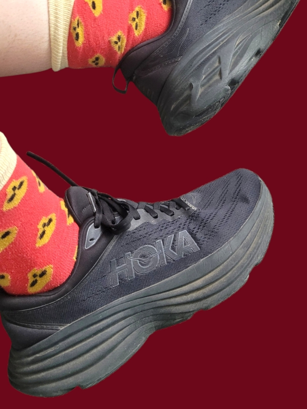 Hoka Black Running Sneakers